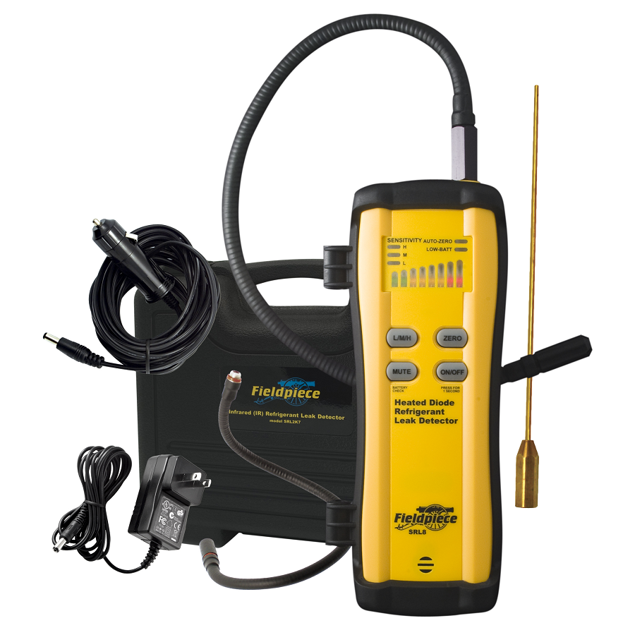 SRL8: Heated Diode Leak Detector for Refrigerants