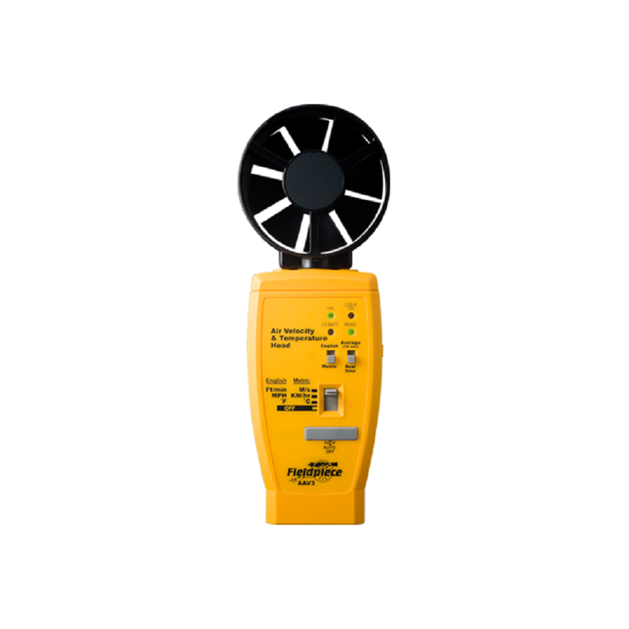 AAV3: Anemometer for Air Velocity with Temperature Accessory Head