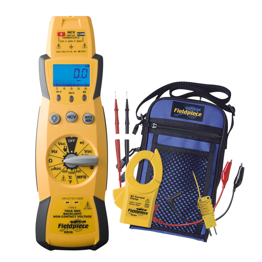 HS36  TRMS "Stick" Multimeter Kit with 400AAC Clamp Accessory