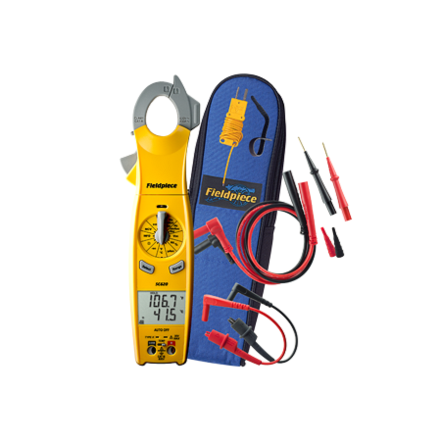 SC640  TRMS Clamp Meter with Swivel AAC Clamp Head