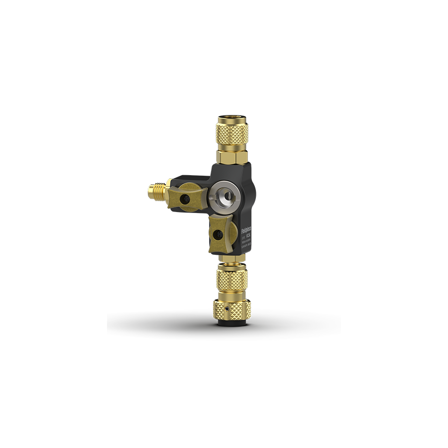 VC2G: 1/4″ Valve Core Removal Tool with Dual Ball Valve & Sight Glass